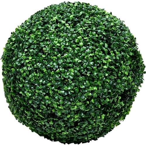 38cm Sfera Bosso Artificiale Sintetica Foglie Verdi Buxus Finto Palla Ornament Theme Party Wedding Birthday Festival Supplies