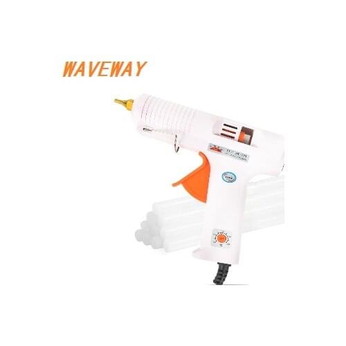 WAVEWAY 110W Hot Melt Glue Gun Adjustable Constant Temperature Glue Gun Graft Repair Tool Heat AC110-240V For 11mm Glue Stick