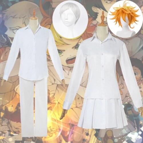 Anime The Promised Neverland Emma Norman Cosplay Costume Yakusoku no Neverland Cosplay Costume Girls School Uniform for Women
