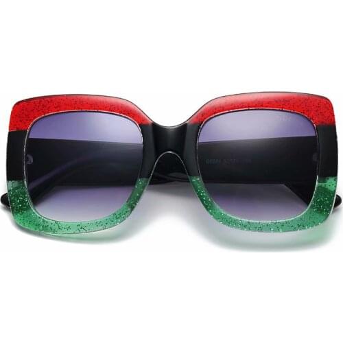 Oversized Sunglasses Women Square Big Frame Mirror Sun Glasses Fashion Brand Designer UV400 Gafas de sol AAA