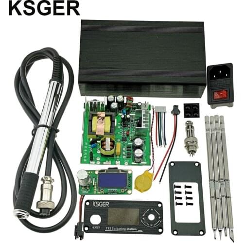 KSGER V2.1S soldering Electric T12 STM32 OLED Digital Temperature Soldering Station Controller Welding Tools