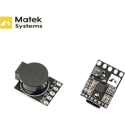MATEK Lost Model Beeper Flight Controller 5V Loud Buzzer Built-in MCU for Multirotor FPV Racing Drone Quadcopter Airplane DIY