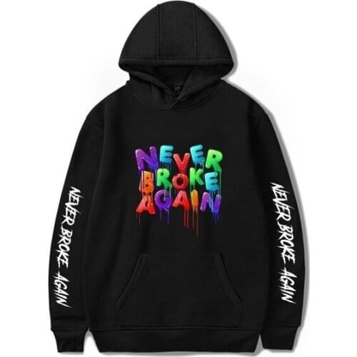 New Fashio YoungBoy Never Broke Again hoodie men /women Cotton Winter Fleece Hoodie Sweatshirts Letter Print Hip hop hoodie Male