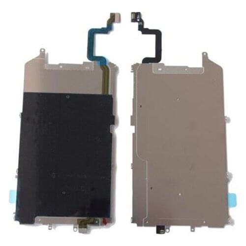 50pcs/lot New LCD Metal Backplate Shield Home Extend Flex Cable for iPhone 6 4.7" Wholesale