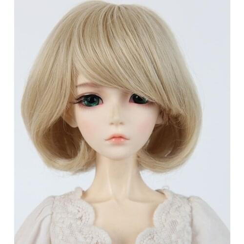 New Doll Accessories Short Doll Wig Blond 1/3 BJD Wigs