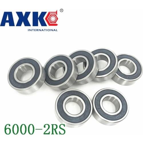 Axk 6000-2rs Bearing Abec-5 (10pcs) 10x26x8 Mm Deep Groove 6000 2rs Ball Bearings 6000rs 180100 Rs