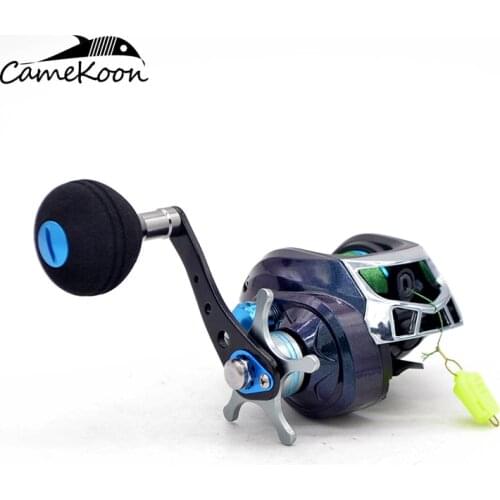 CAMEKOON Baitcast Fishing Reel, 7.1:1 Gear Ratio, Magnetic Brake System, Baitcasting Fishing Reel with PE Line #3-120m