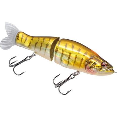 1pc 13.5CM 28G Fishing Lure 8Colors Crankbait WobblersTackle Bass Assorted Floating Swim Bait 2 Segments Sinking Topwater