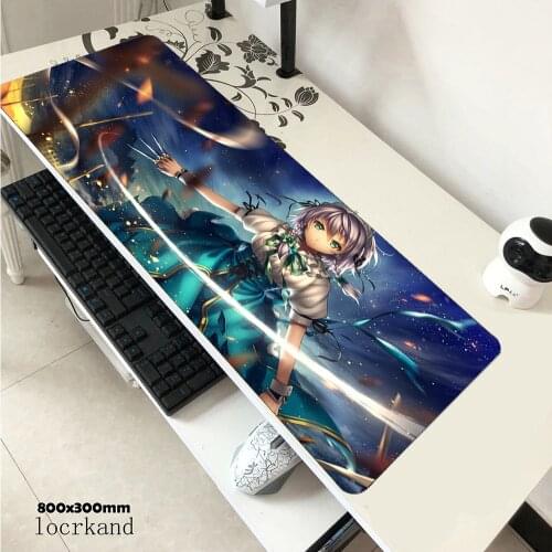 Sakuya Izayoi mousepad 900x400x3mm gaming mouse pad Professional gamer mat computer desk padmouse keyboard Beautiful play mats