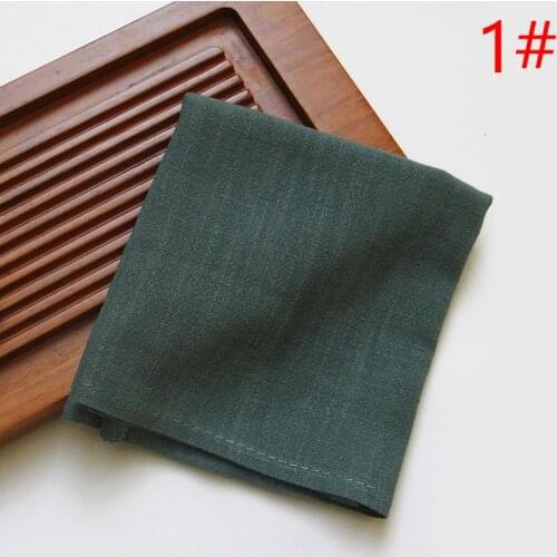 Table Napkins Western Dinner Serviette Tea Towels Home Cleaning Cloth Kitchen Napkin Dishcloth 30*40CM Cotton Linen