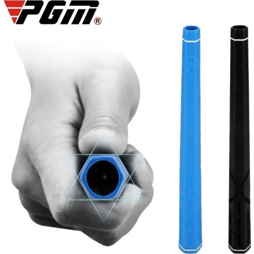PGM Golf Hexagonal Rubber Grip Extra-Long Grip Scientific Non-Slip Design Aid To Practice Gesture Golf Accessories