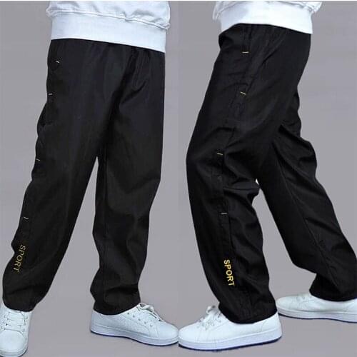 Winter Casual Pants Men New Lamb Fleece Loose Large Size Sweatpants Letter Black Trousers Elast Waist Gray Blue Joggers Warm
