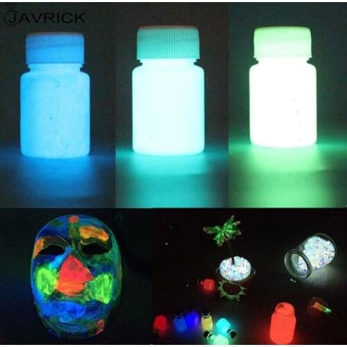 3 Colors Super Bright Luminous Epoxy Resin Pigment Glow in The Dark Liquid Colorant Body Art UV Body Paint Set Each 15g