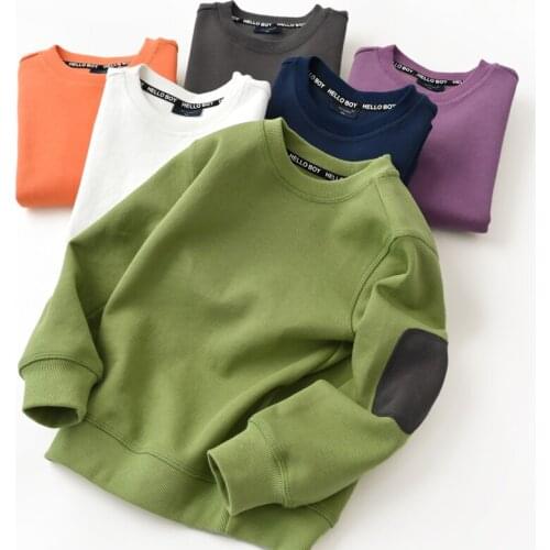 Baby Boys Sweatshirt T Shirt Cotton Girls Tops Spring Autumn Kids Tees Shirt Bat Sleeve Casual Children Outwear RT630