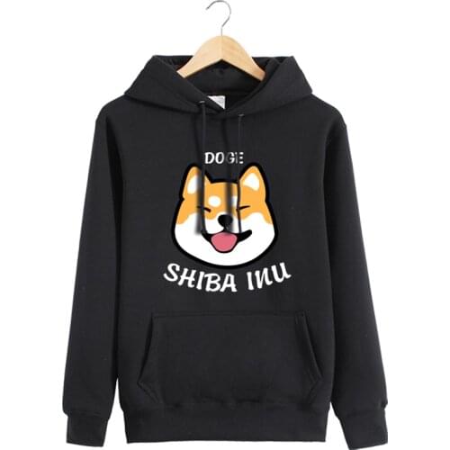 Anime Dog Hoodie Shiba Inu hoodie Jacket Coat Fashion Men Women Sweatshirts