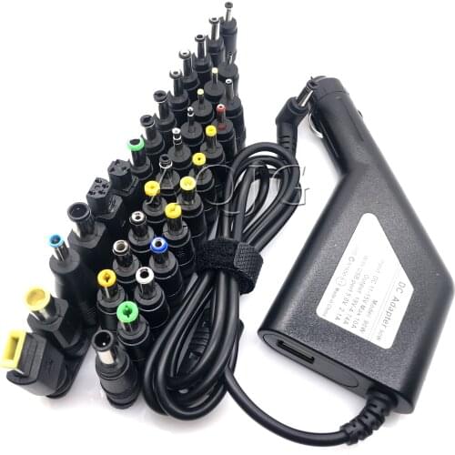 19V 4.74A 20V 4.5A 19.5V 4.62A 90W Laptop Universal Car Charger Dc Power Adapter for Asus Lenovo Acer Samsung Notebooks