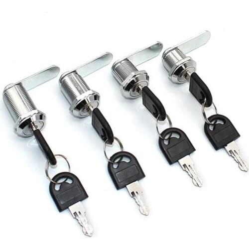 16/20/25/30mm 2 Keys Safe Cam Lock Office Door Cabinet Locker Letter Box Drawer Cupboard Wardrobe Safety Lock