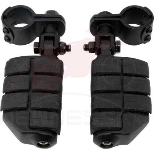 1.25inch 32mm Motorcycle Engine Guard Footpeg Footrest Clamps Mounting Kit For Harley Dyna 1993-2017 Fatboy Iron 883