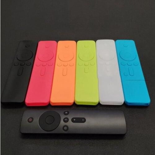 Remote Protective Covers for Xiaomi 4a4c Voice Remote Control Soft Silicone Rubber Dustproof Remote Control Cases for Mi TV Box