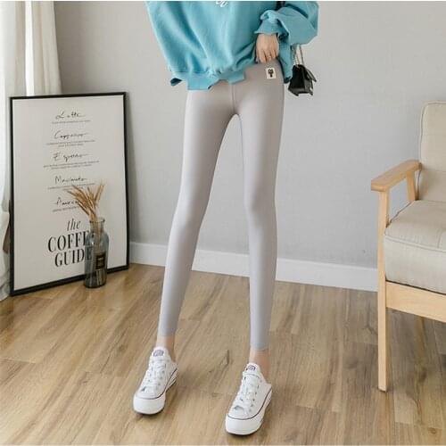 Women Winter Velvet Thermal Pants Leggings High Waist Thermal Pants Yoga Fitness Cat Stretch Pants Pure Black Leggings