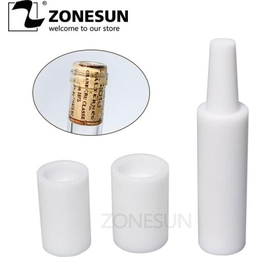 ZONESUN Manual Red Wine Brew Tamponade Device Brewed Red Wine Bottle Capping Machine Cork Into Bottle Tools Wine Stopper Pusher