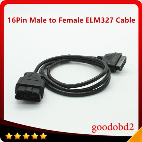 1.5M 16Pin Male to Female ELM327 OBD II OBD2 Extension Cable Connector Auto Car Diagnostic Tool Adapter Cable