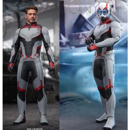 1/6 Action Figures HT MMS537 Endgame Tony Stark Full Set Action Figure Model (Team Suit)