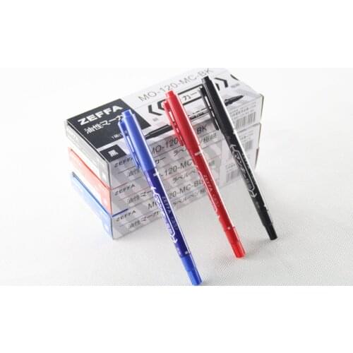 100 PCS/set(10pcs/box) manufacturer marker pen supply oil not little double-headed oily marker pen wholesale marker pen