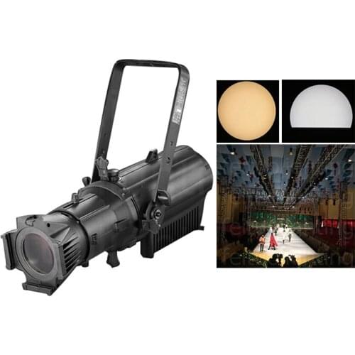 12Pcs Cinema Lighting Focus Led Ellipsoidal Spot Light 300w WW CW 2in1 Bicolor COB Led Profile Projector Stage Profile Spotlight