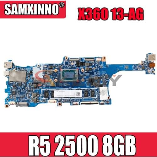 Akemy R5 2500 8GB FOR HP ENVY X360 13-AG Motherboard TPN-W133 17885-2 448.0EC05.0021 L19573-601 Mainboard 100%tested