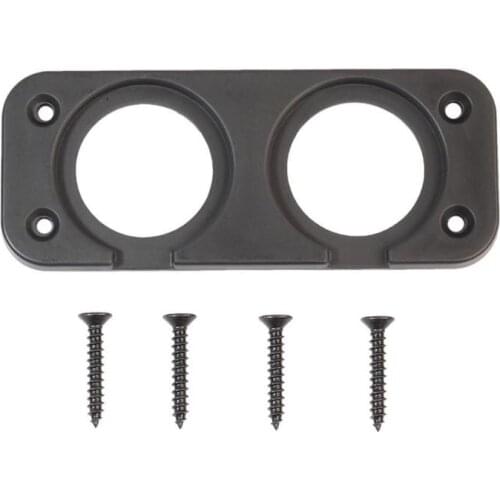 Car Charger Motorcycle Plug Dual Port Car Cigarette Lighter Socket Charger Power Adapter Outlet Mounting Panel Car Accessories