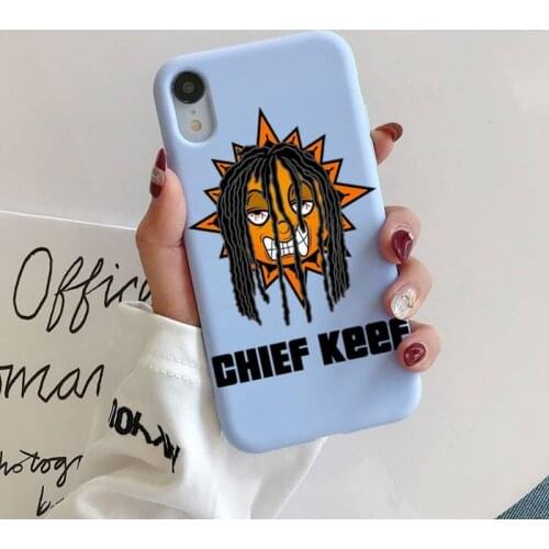 Chief Keef Phone Case for iphone 11 Pro Max X XS Max XR Candy Color Soft Cover For iPhone 7 8 6 6S Plus Funda Cases