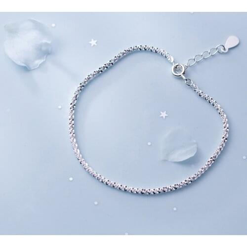 Colusiwei New Arrival Authentic 925 Sterling Silver Dazzling Full Of Star Chain Bracelets for Women Valentines Day Jewelry Gift