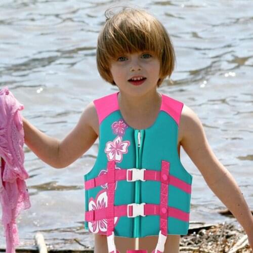 Kids Swim Vest Boys Girls Youth Swimming Safety Swimsuit Swimwear Training Vest with Adjustable Strap for 22-50 Lbs