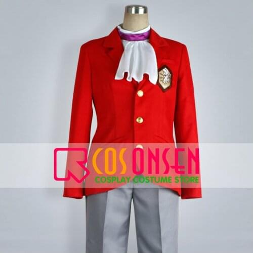 COSPLAYONSEN The World God Only Knows Keima Katsuragi Cosplay Costume Maijima Academy Uniform All Size