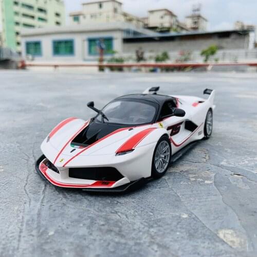 Bbuargo Ferrari 1:24 Simulation alloy super toy car model 34 styles For with Steering wheel control front wheel steering toy car