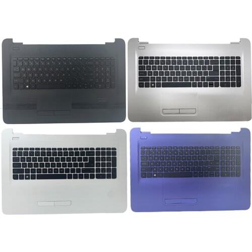 NEW Laptop Palmrest Upper Case US Backlit Keyboard Touchpad For HP 17-X 17T-X 17-Y 17Z-Y 17-AY Silver Black White