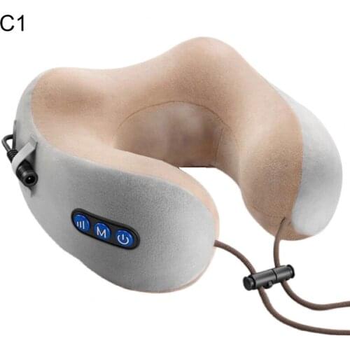 Neck Pillow U-Shape Super Soft Memory Foam Car Head Chin Support Cushion for Office