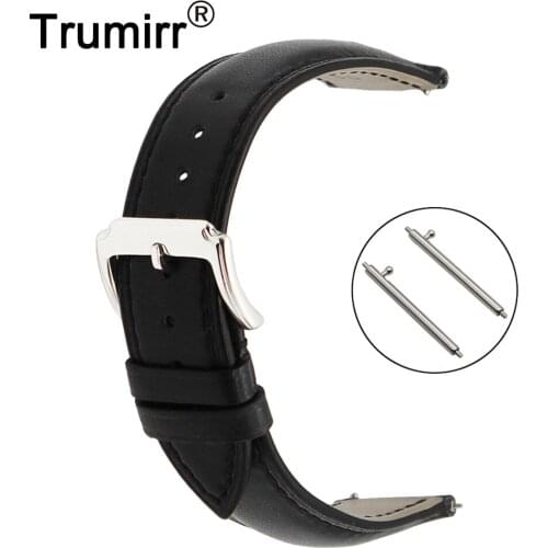 18mm 20mm 22mm Genuine Leather Watch Band Quick Release Strap for Tissot T035 PRC200 T055 T097 Wrist Belt Bracelet Black Brown