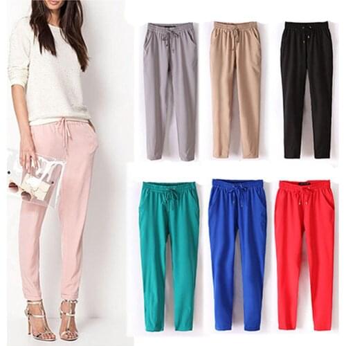 Женские летние брюки Sanwood China At AliExpress