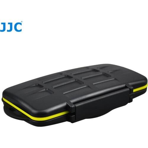 JJC MC-SDMSD24 Water-Resistant Holder Storage Memory Card Case for 12 SD Cards + 12 Micro SD Cards