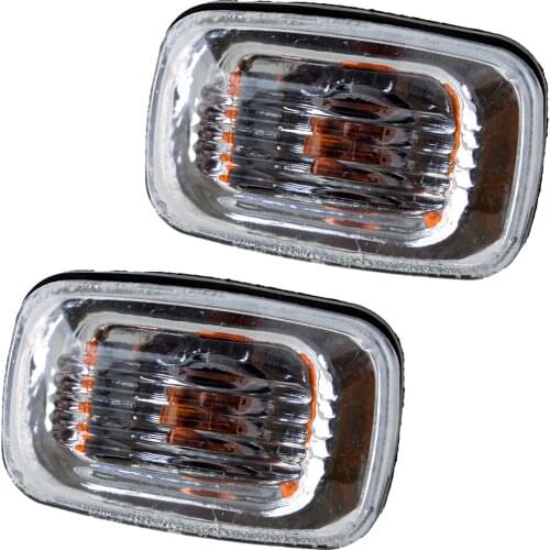 1 Pair Car Side Turning Light Fender Maker Signal Lamp Corner Indicator Fit for Toyota Lexus ES300 Land Cruiser LC80 LC100 Hilux