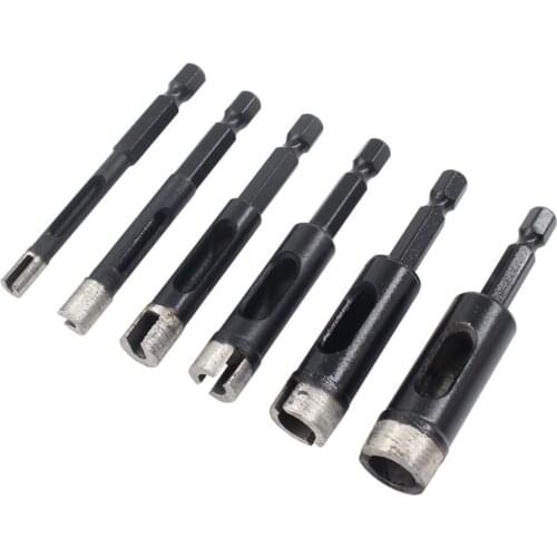 1PCS 6mm 8mm 10mm 12mm 14mm 16mm Hexagonal Shank Sintered Marble Granite Hole Opener Brazed Diamond Ceramic Tile Drill Bit