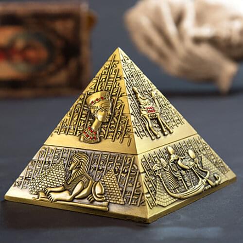 1PC Creative Metal Ashtray Home Hotel Decoration Alloy Ashtray Storage Cigarette Ash Tray With Cover Smoking Accessories