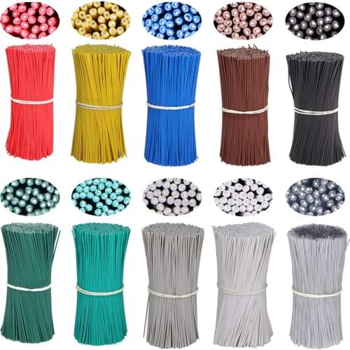 100PCS Round Gardening Plastic Colorful Twist Ties with Iron Core Bendable Plant Training Wire Garden DIY Cage for Tomato Vines