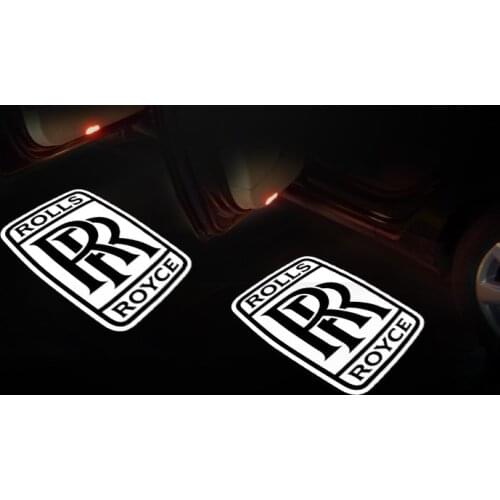 2pcs for Rolls-Royce Phantom Gust Led Car Door Welcome Light logo Projector Laser lamp Ghost Shadow light