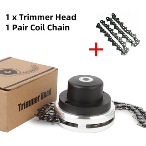 2020 newest Universal Trimmer Head Chain Brushcutter Garden Grass Trimmer with Thickening Chain for Lawn Mower Garden Tools Part