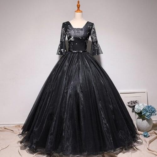 Quinceanera Dresses 2020 New Classic Half Sleeve Party Prom Formal Ball Gown Vintage Quinceanera Dress