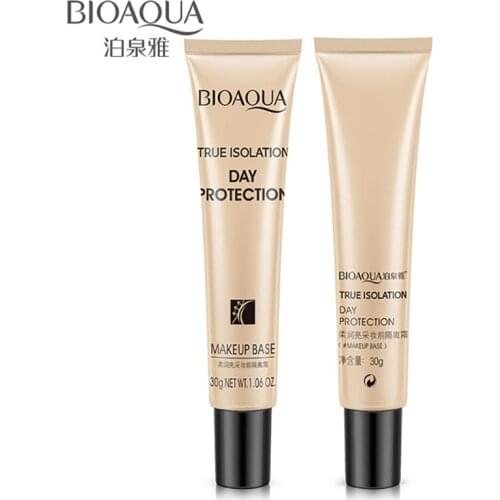 BIOAQUA True Makeup Base Isolation Cream Whitening Brighten Face BB Cream Lasting Moisturing Oil Contron Natural Nude Make UP