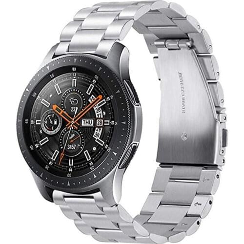 22mm Metal Watchbands Bracelet For Samsung Galaxy Watch 46mm Stainless Steel Strap For Samsung Gear S3 Classic/Frontier Band
